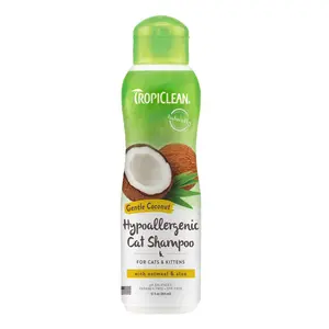 TropiClean Hypoallergenic Cat Shampoo, 12oz