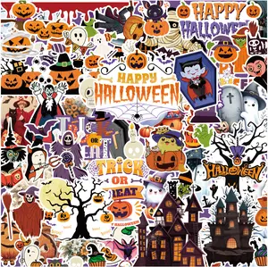 16 Sheets Halloween Sticker Set – Fun Activity Stickers for Kids, DIY Crafts, Scrapbooking, Journals & Party Favors,TikTokShopJumpstartSale