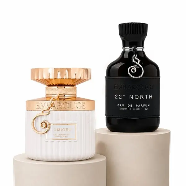 Embarouge Two Souls | Eau de Parfum 100ml x 2 | Him & Her Fragrance Set | Floral • Smoky • Oud | Long Lasting • Perfect Gift