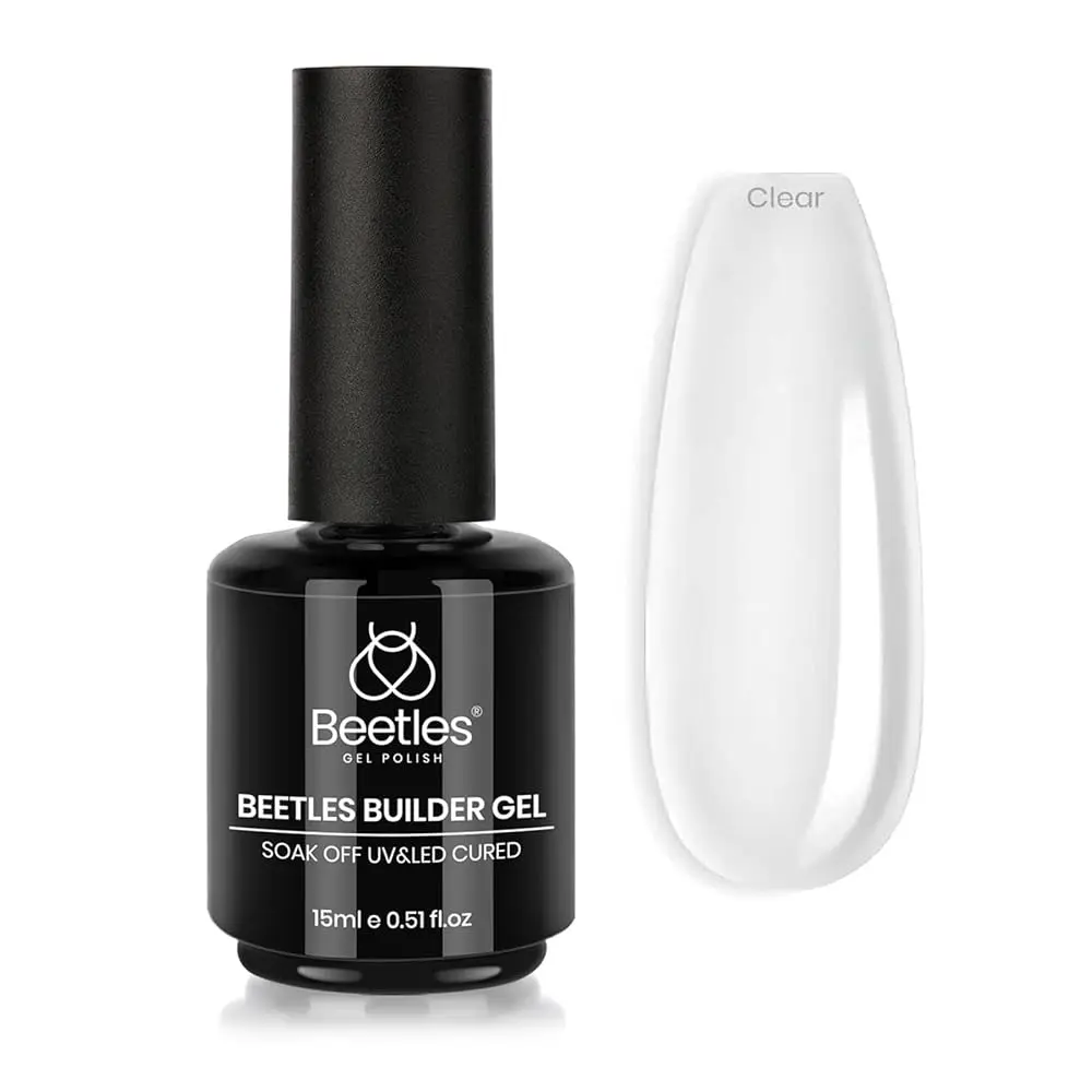 Beetles Builder Gel for Nails 7 in 1 Nail Builder Strengthener Gel Clear Color Builder Extension Nail Gel for Holiday Nail Art Design for Girls mothersdaygift Spring Nail Summer Nail Vacation Nail #SummerVibes