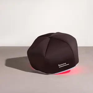 Bomme LED Glow Red Light Therapy for Stronger Hair - 360 Red Light Wavelengths, Comfortable Design, Chargable Battery, Suitable for Thinning Hair