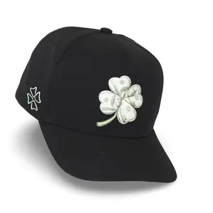 Cash Clover Snapback Hat | 3D Rubber Patch | Mad Monkey Scty.