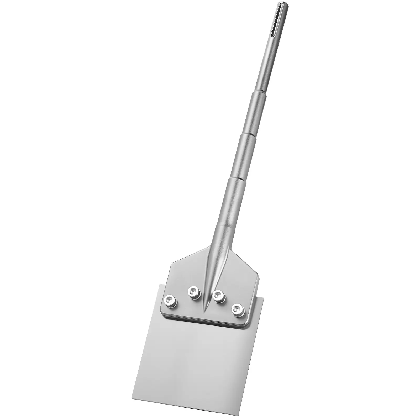 【summerfinds】VEVOR SDS Max Floor Scraper, 24.8"x5.9" Quick Change Chisel Bit with SDS Max Shank, 40Cr Alloy Steel Heat Treated, Sharp Edge, Compatible with Rotary Hammers, for Demolition, Thinset, Concrete Removal, Ideal for DIY Enthusiasts, Construction,
