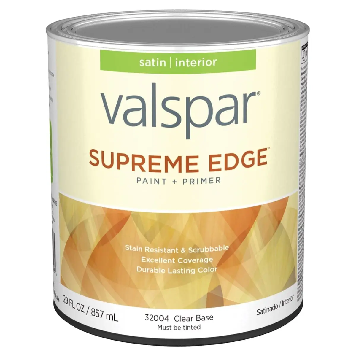 Valspar 028.0032004.005 1 qt. Supreme Acrylic Latex All Purpose Paint, Clear