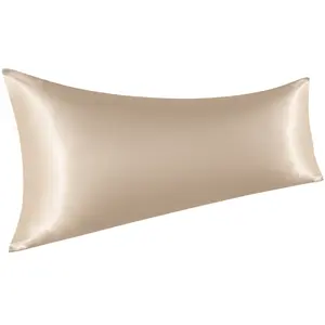 NTBAY Ultra Soft and Cozy Satin Long Body Pillowcase, Smooth Body Pillow Cover with Envelope Closure