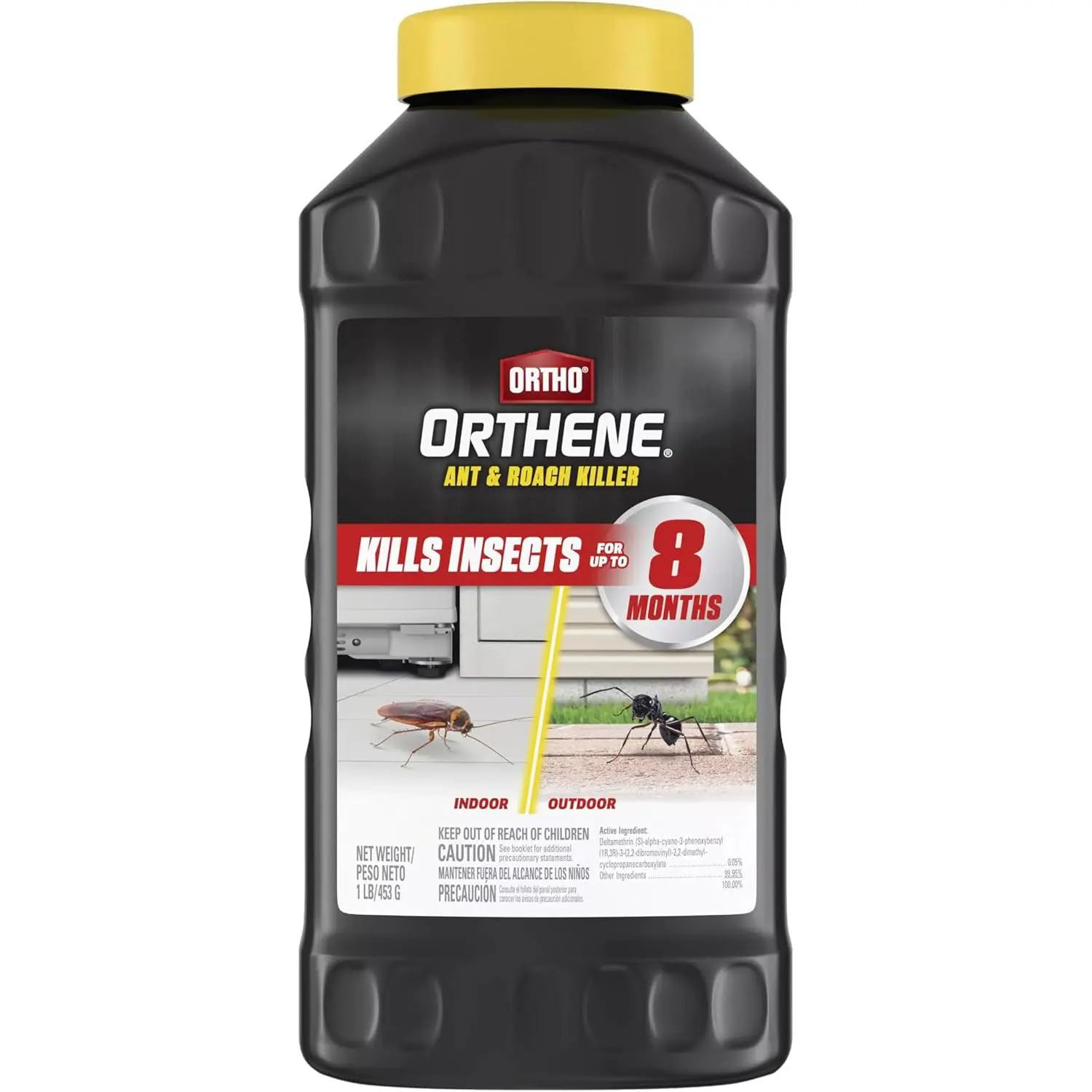 Orthene Ant and Roach Killer - Provides Long-Lasting Insect Control, Bug Killer for Indoor and Outdoor Use, 1 lb.