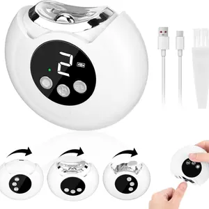 Electric Nail Clipper, 1 Box Automatic Nail Trimmer with LED Light & Storage Box, USB Rechargeable Nail Clipper for Baby, Child, Adult and Elderly, Nail Clippers