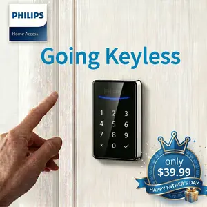 Fathersdaygift Philips Smart Lock, Lock for Homeowners, Keyless Entry for Rental Apartments,  Weatherproof Touchscreen, Summervibes