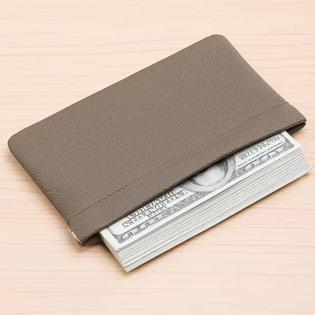 Best gift choice Minimalist Spring-loaded Open Long Wallet - Portable Travel Storage Box and Cosmetic Bag, Perfect for Storing Cash, Cards, Passport, Earphones, and CablSuitable for Daily Long-term Use