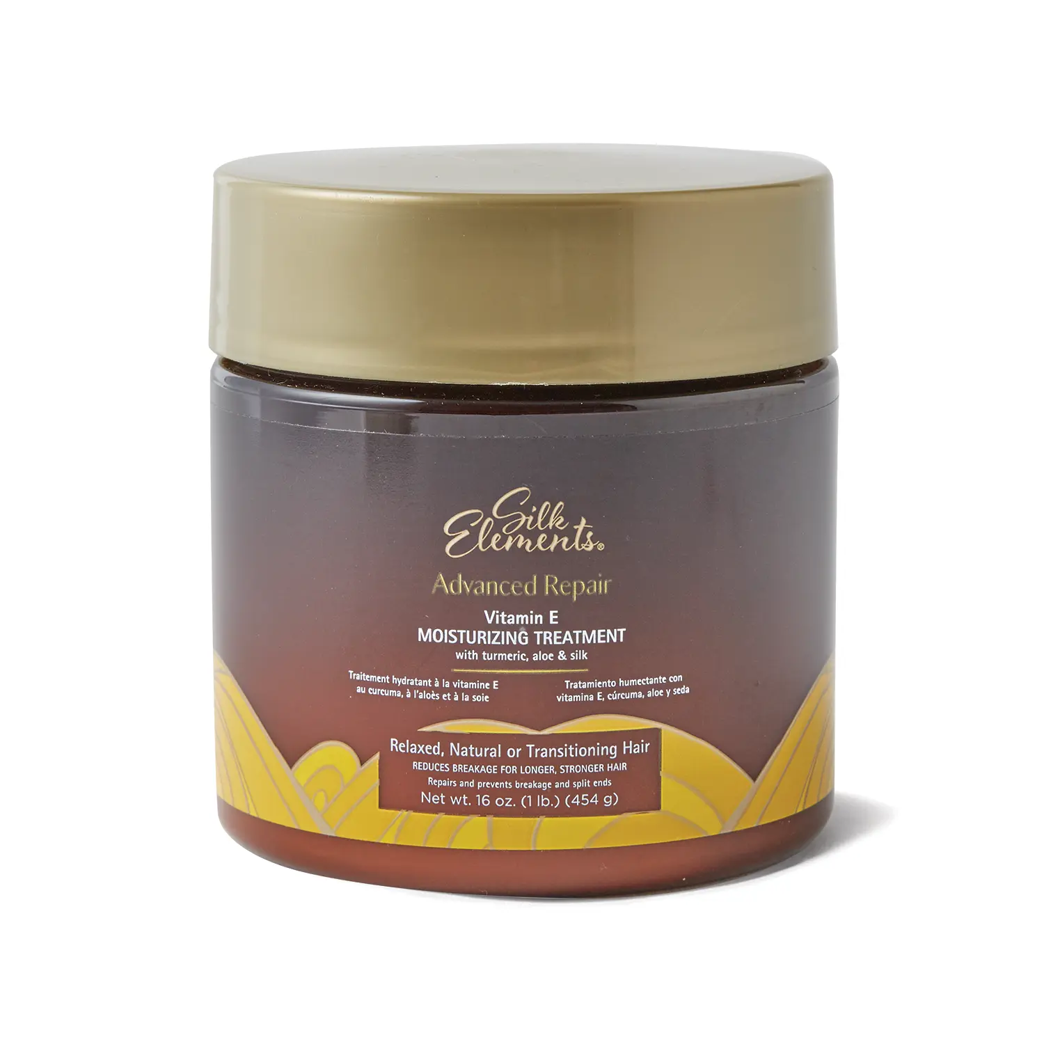 Silk Elements Advanced Repair Moisturizing Treatment, Vitamin E, Tumeric, and Silk, Strengthening, Conditioning, Adds Shine, Haircare, Turmeric, Moisturizer, Restore