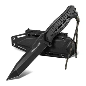 Freelander Outdoor Knife with Ergonomic Handle for Comfortable Gripping - Full Tang with Sheath, Perfect Gift for Camping Lovers