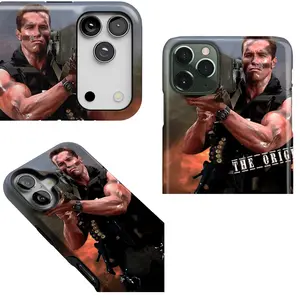 Arnold Schwarzenegger Commando Phone Case - For iPhone 17 16 Pro Max iPhone 15 Pro 14 Plus 13 Pro 12 11  for iPhone 17-11 Pro Max/Plus and Samsung Galaxy S23-25 Funny Rocket Launcher men