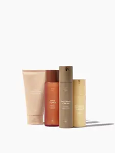 Morning Essentials Set - Pava Exfoliating Cleanser, Pava Toner, Castaway Cream & Soursop Vitamin C Serum