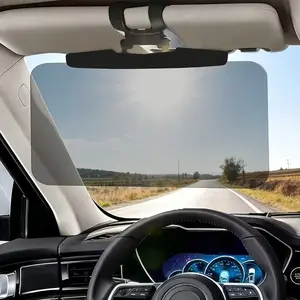 Car Sun Visor Glasses, Summer UV Protection Car Accessory, Portable Foldable Design, Fits All Vehicles, Prevents Headlight Glare