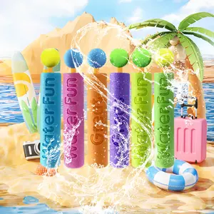 Water Guns 6 Pack, Super Water Blaster Soaker Gun Set Foam Squirt Guns Swimming Pool Outdoor Toys Beach Summer Party Games for Kids Adults