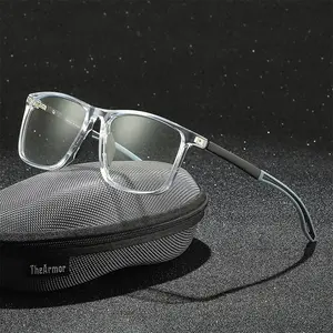 The Armor A Pair Of Lightweight And Comfortable Casual Style Male And Female Universal Reading Glasses With Pc Lens Material And Square Frame Eyeglasses To Enhance Visual Comfort. Brand Packaging