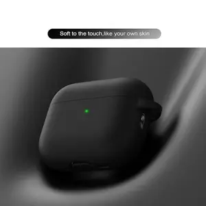 AirPods Pro 3 Case Soft Silicone Protective Cover for Apple AirPods Pro Third Generation, Includes Cleaning Set and Keychain, Blue