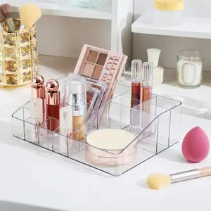 Single-layer/Double-layer Cosmetic Storage Box, Cosmetic Drawers, Clear Cosmetic and Jewelry Organizer with Drawer, Suitable for Cosmetics, Skincare, Accessories, Jewelry Display, and Daily Home Storage