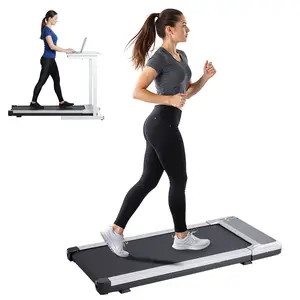 2 in 1 Walking Pad Treadmill: Under Desk Treadmill & Portable Walking Machine with Remote Control - Ultra-Quiet for Home Office, Easy Storage Under Bed/Sofa, No Assembly Required