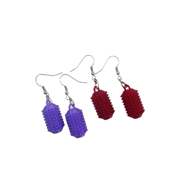 Little Ouchies Spikie Earrings - Potions & Elixirs Alchemy Witchy Costume Jewelry, Adult Use Only Calming Anxiety Relief Dark Magic Wearable Sensory Fidget Stim Tool with Moderate Texture
