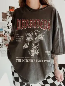70s Wizards Marauders World Tour Tee,  Comfort Colors
