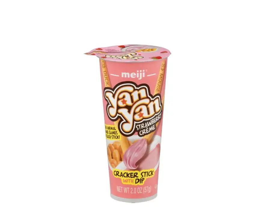 MEIJI YAN YAN STRAWBERRY DELICIOUS CRACKER DIP STICK