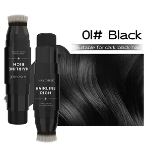 Hair Hairline Reissue Cream - Waterproof Concealer for All Skin Tones, Designed for White Hair Roots and Thinning Hair Designed for a natural look with brush head Haircare