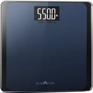 RunStar 550lb Bathroom Digital Scale for Body Weight with Ultra-Wide Platform and Large LCD Display, Accurate High Precision Scale with Extra-High Capacity