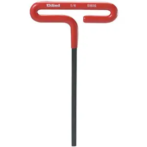 212 MAIN T-Handle Hex Wrench, Black Oxide Steel Inch System 3-32 in, Eklind Tool 269-51606 with T-Handle Cushion Grip