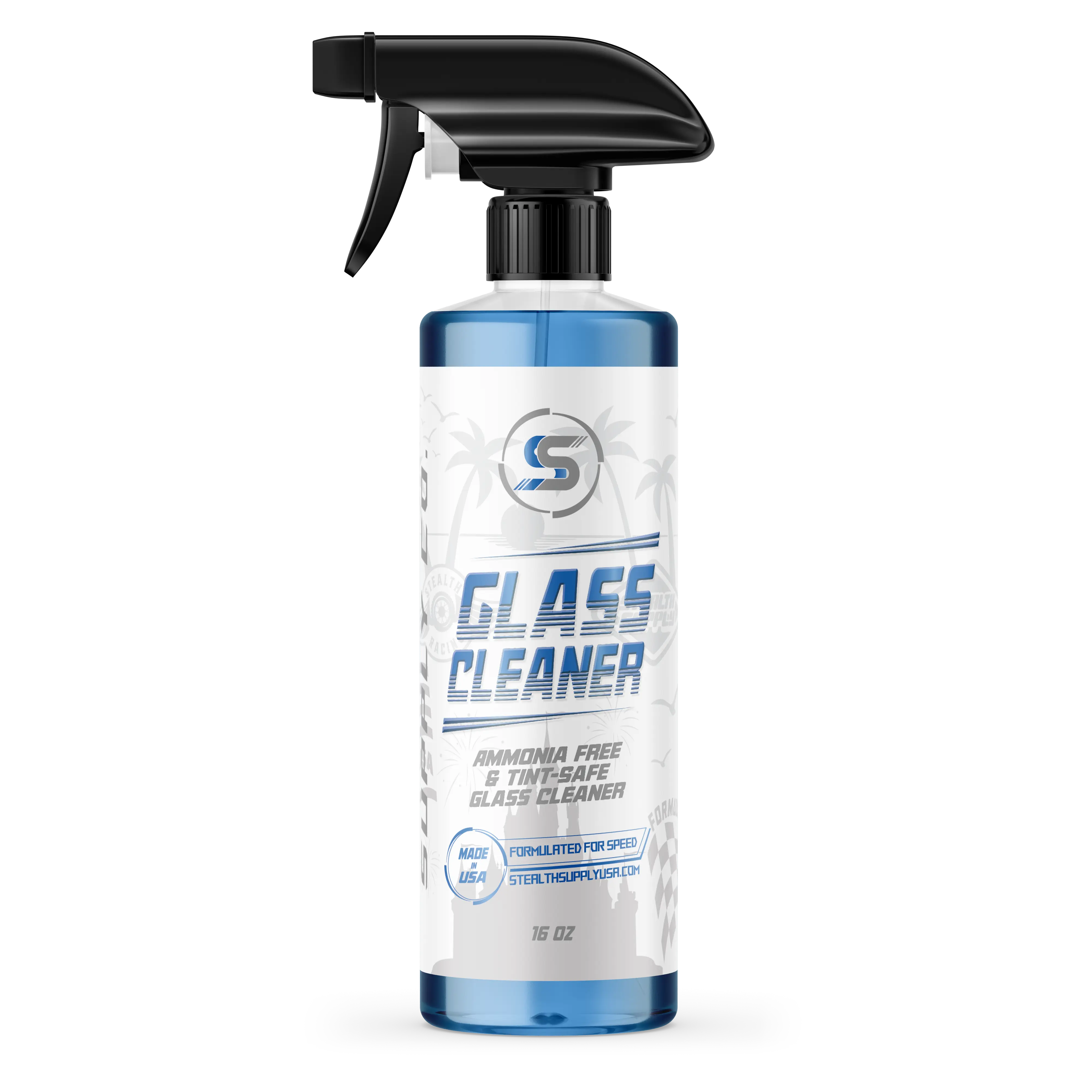 Stealth Supply Glass Cleaner – Ammonia-Free & Tint-Safe (16oz)