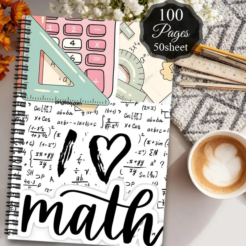 This laboratory and scientific research notebook, the spiral-bound calculation book, is perfect for travel notes, work or study - a retro scientific research planning notebook, Journaling Notebooks