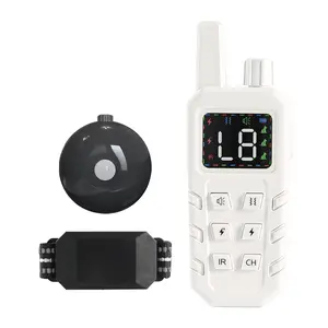 Dog Shock Collar 3 Pack - Dog Training Collar with Remote IP65 Waterproof E Collar for Dogs Training with Shock Vibrate Beep and Light Modes for Small Medium Large Dogs