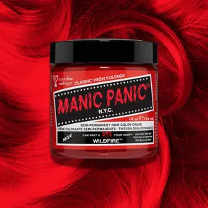 Wildfire™ Classic High Voltage® Hot Red-Orange UV-Reactive Semi-Permanent Hair Dye