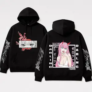 Japanese hot Anime Darling In The Franxx Anime Lover Hoodie personality Clothes Unisex sweatshirt Sports Graphic top MEDIA BB1 PCN
