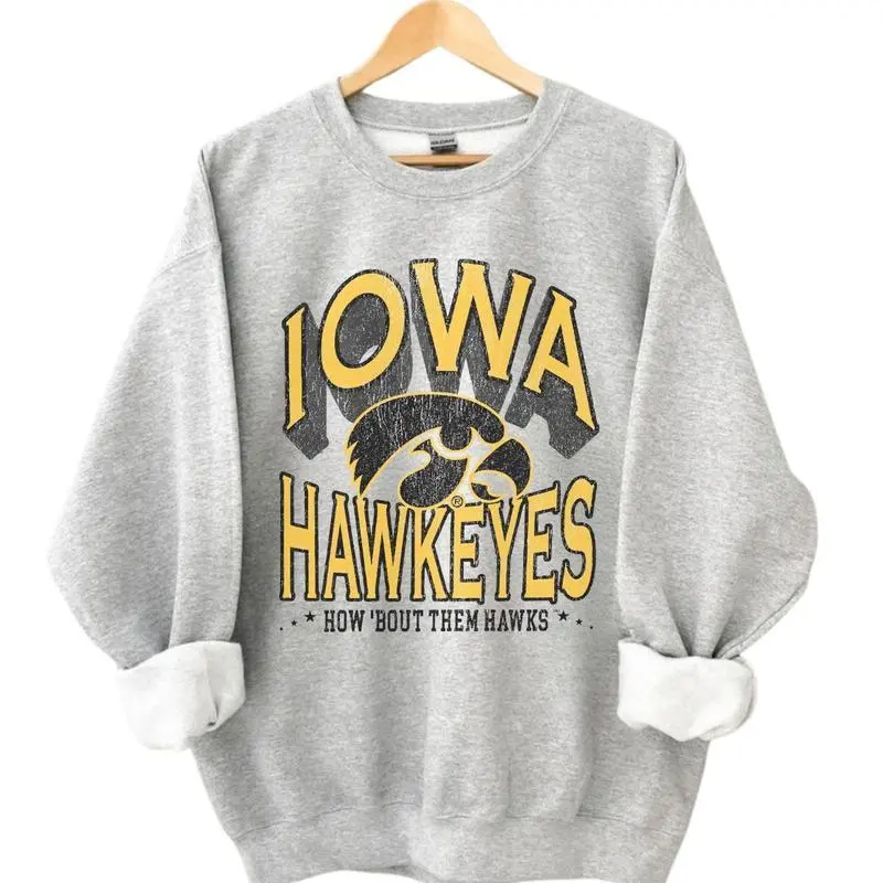 [Sale Up To 30%] + [Free Ship] Iowa Football Sweatshirt, Iowa Gifts For Football Fan