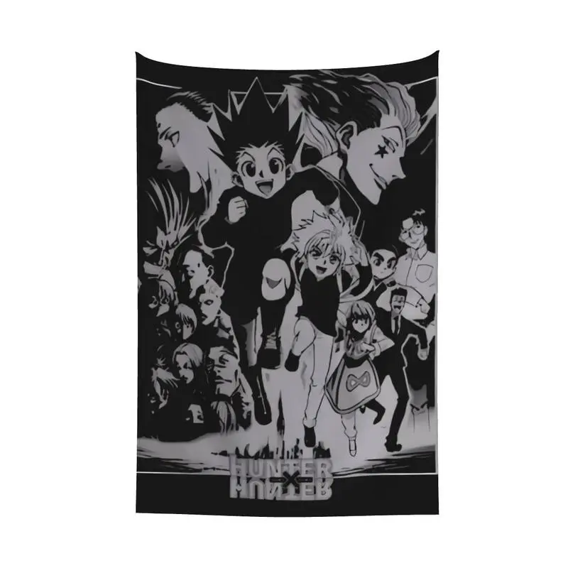 Hunter x Hunter TV Series Aesthetic Tapestry - Decorative Wall Hanging Art for Indoor Display, Living Room & Bedroom Home Decor, Available in 30x40inch, 60x80 inches Sizes