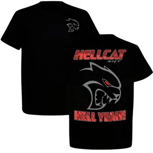 SRT Hellcat Graphic T Shirt, Hellcat Hell Yeah Tee, Muscle Car Shirt, Supercharged V8 Performance Tee, American Muscle Streetwear