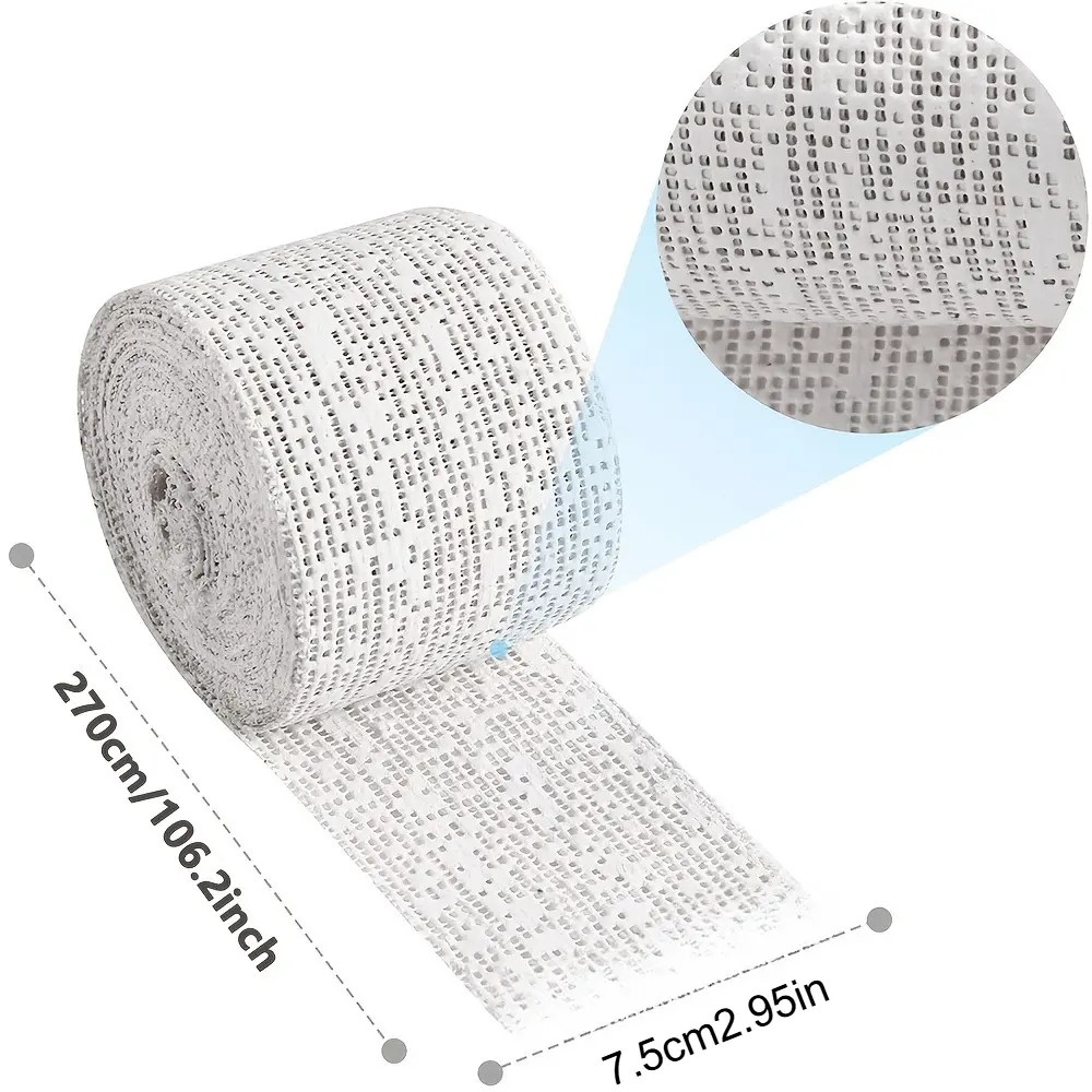 Plaster Cloth Rolls - Craft Strips White Bandages for Art Paper Sheets, Body Casting and Art Project Belly Casting,Gauze Wrap, Gypsum Gauze for Abdominal Sculpting, Mask Making, Art Projects, Body Sculpting, Handicrafts