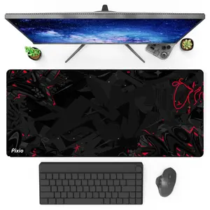 Pixio Mouse Pads - 36 x 16 inch XXL Multifunctional Large Desk Mats for Gaming, Office, Desktop Anti-Slip Waterproof Washable Computer Mouse Mat