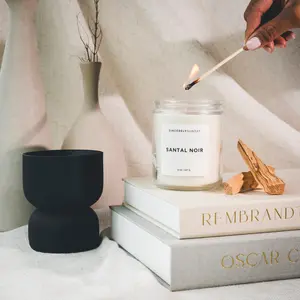 Santal Noir Deconstructed Candle | Candle Refill | Candle Making Kit | DIY Candle