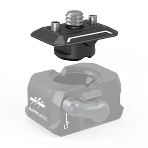 SmallRig Quick Release Plate with 1/4" Screw, HawkLock Quick Release Top Plate for Stabilizer, Action Camera, Monitor, LED Light, QR Top Plate for SmallRig HawkLock Quick Release System - 3730C