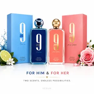 AFNAN 9AM Dive & 9AM Pour Femme Luxury Fragrance Set, 2 x 100ml Eau de Parfum Duo for Him & Her