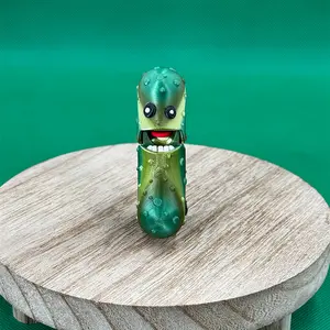 XL Pickle Fidget Clicker – Large 3D Printed Pickle Pal | Kawaii Desk Accessory | Sensory Fidget Collectible Gift