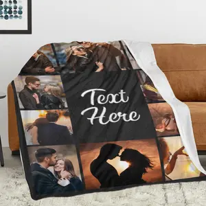 Eyesoul Personalized Custom Blanket, Suitable for Father's Day Gift for Dad, 50x60 inch Cover Blanket, Creative Blanket with Picture Text, Best Dad Gift Idea (Size: 30x40, 40x50, 50x60, 60x80)