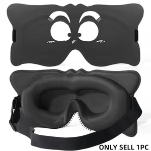 Super Comfortable Blackout Sleep Mask 3D Contoured Sleep Mask, 99% Light Blocking for Men and Women, Adjustable Strap for Deep Sleep, Perfect for Travel, Sleep Eye Mask
