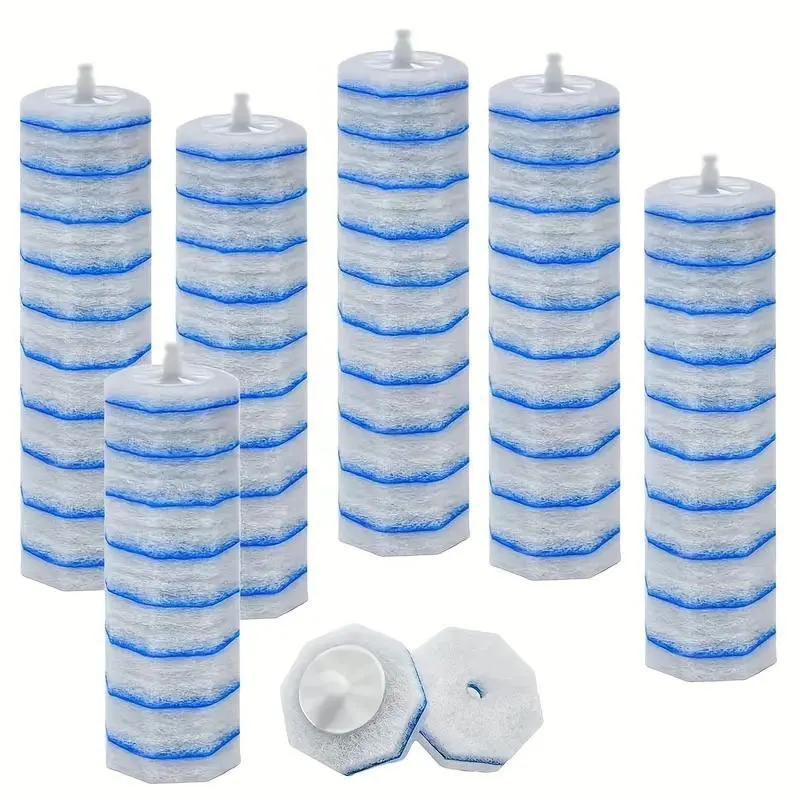 30counts Upgraded Version Disposable Toilet Brush Heads Refill  Durable FitMost Toilet Brushes Cleaning Tools Bathroom Scrubber