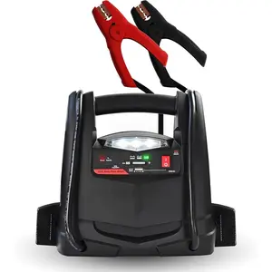 1200A Lithium Car Battery Jump Starter and Power Station, 4-in-1 Solution, 150-PSI Air Compressor Air inflator, 2.4A USB Charging, for 12V Power Sport, Automotive, and Marine Batteries lead-acid Portable battery Jumper Emergency Starter ultra-safe