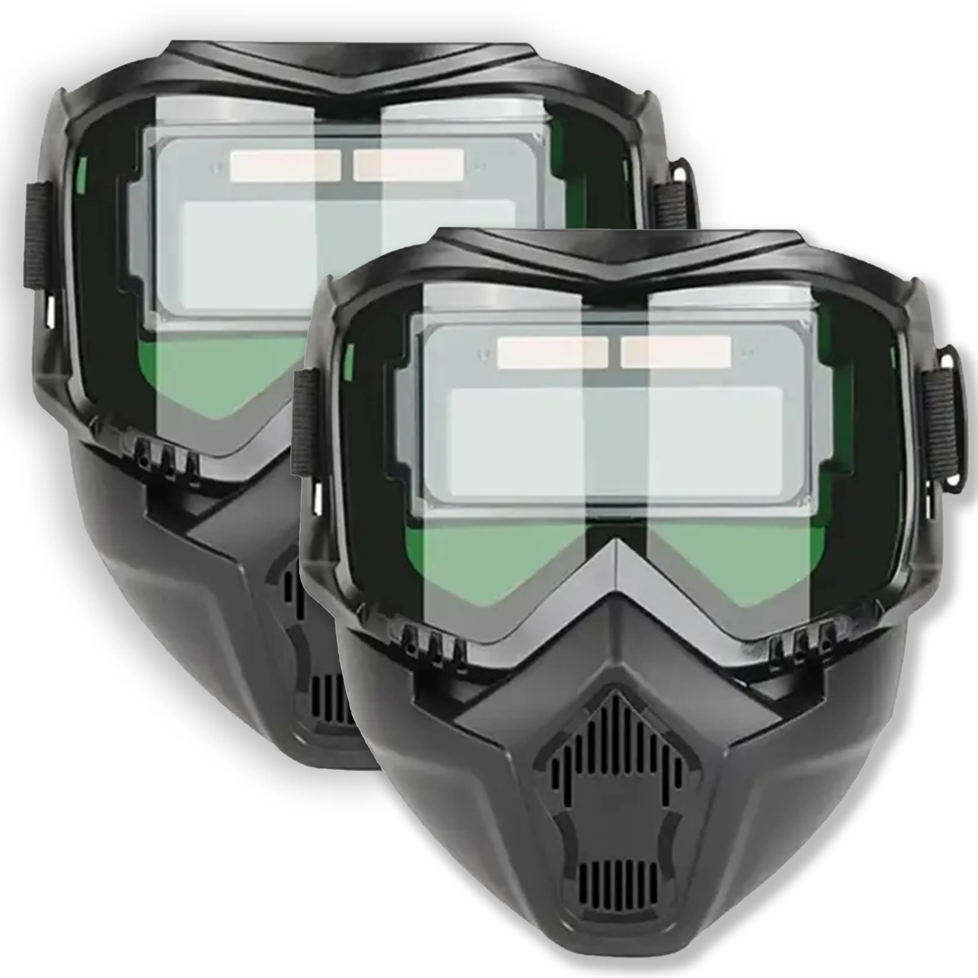 Automatic darkening welding helmet with adjustable shade DIN 4–16 | Solar powered, heavy-duty yet lightweight mask for men/dad. Clear Lenses, Comfortable Fit — A Perfect Gift Idea.