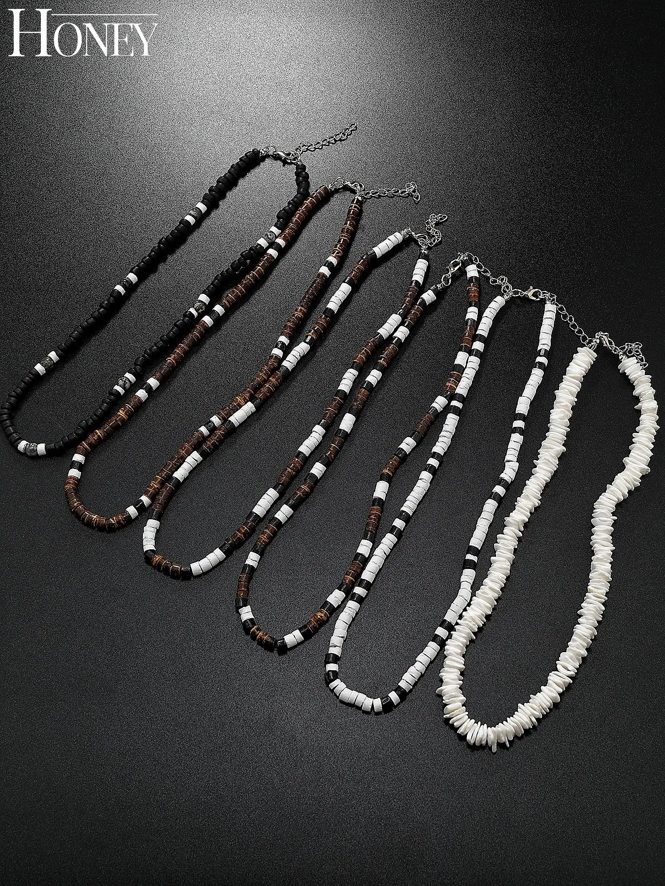 Summer 2024 Boho Ethnic Style Beaded Necklace for Men, Mexican Necklaces Vintage Summer Clean Girl Summer Jewelry, Male Accessories for Back To School