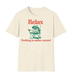 Chill Pug Vintage Shirt, Relax Nothing Is Under Control Pug Tee, Summer Pug Mom Tee, Pug Dad Shirt, Pug Dog Chilling Vibes Pug Shirt